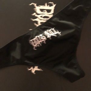 - New dolls kill bathing suit bottom logo underwear XL
